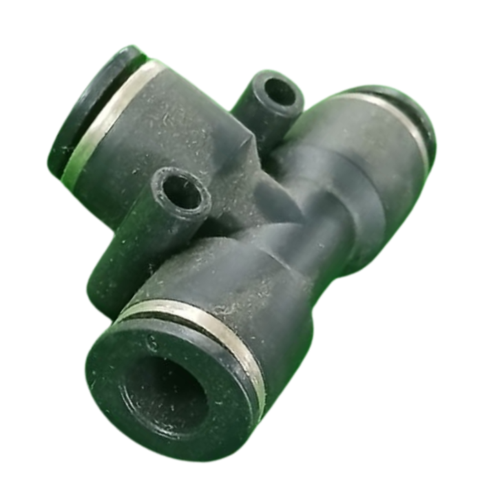 VEH24211 9MM-A107 TEE PNEUMATIC QUICK TUBE CONNECTOR