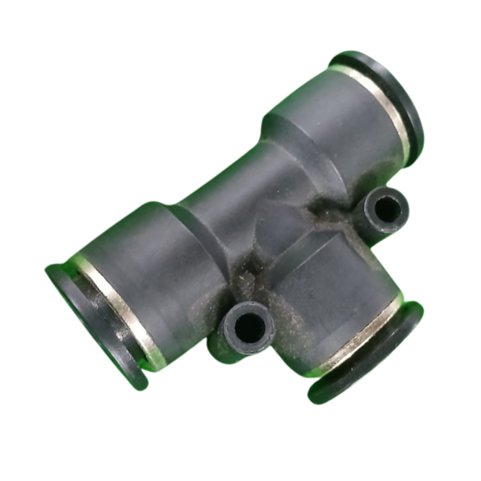 VEH24212 11MM-A107 TEE PNEUMATIC QUICK TUBE CONNECTOR