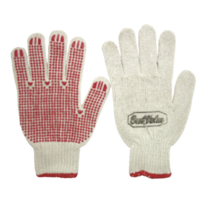 BEST VALUE HAR9943/PVC DOTTED GLOVES H19107