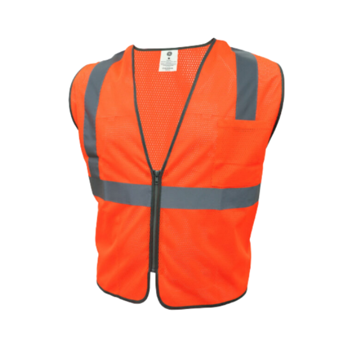 GENERAL ELECTRIC (GE) HAR9947/ORANGE HI-VIS SAFETY VEST GV076O