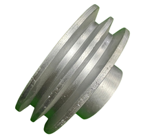 VEH21938 - 6", 2B ALUMINIUM PULLEY DOUBLE GROOVE