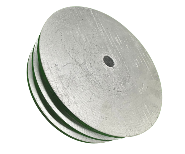 VEH21938 - 6", 2B ALUMINUM PULLEY DOUBLE GROOVE