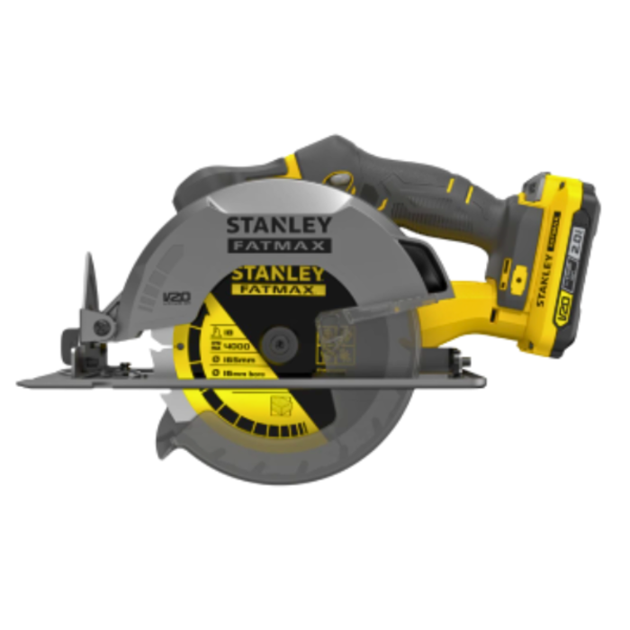 STANLEY IND5537 BRUSHLESS CORDLESS SAW KIT 20 V, 7 1/4'' SBC550D2K-B3