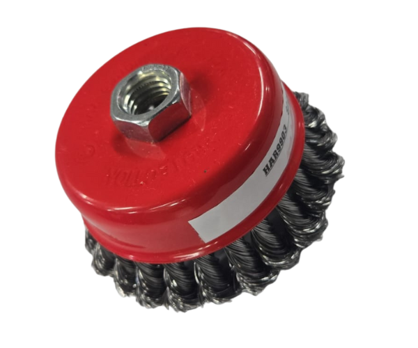 HAR9903/4" TWIST/KNOTTED WIRE CUP BRUSH