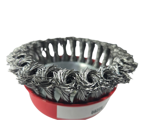 HAR9903/4" TWIST/KNOTTED WIRE CUP BRUSH