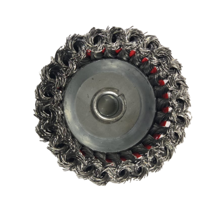 HAR9903/4" TWIST/KNOTTED WIRE CUP BRUSH