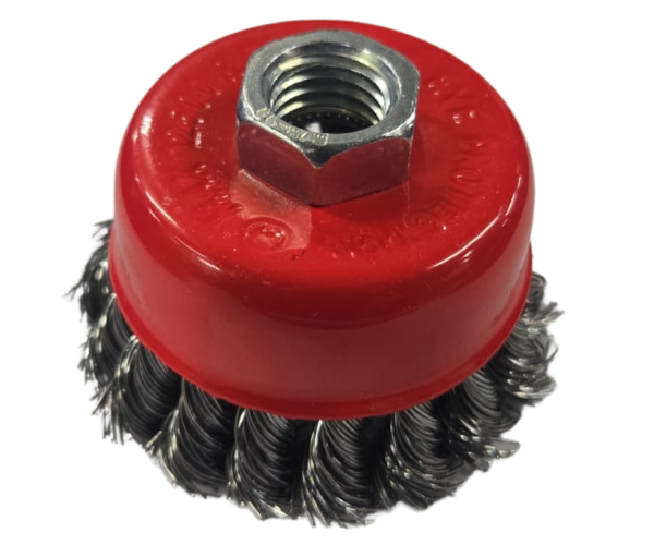 HAR9902/3'' TWIST/KNOTTED WIRE CUP BRUSH