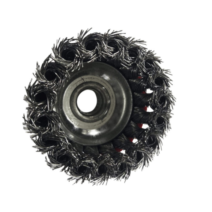 HAR9902/3'' TWIST/KNOTTED WIRE CUP BRUSH