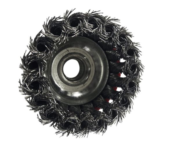 HAR9902/3'' TWIST/KNOTTED WIRE CUP BRUSH