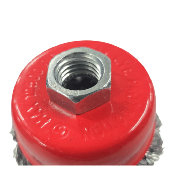 HAR9902/3'' TWIST/KNOTTED WIRE CUP BRUSH