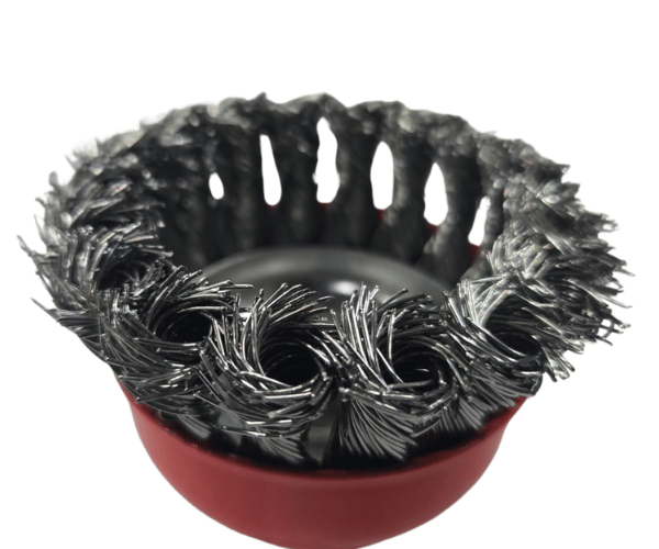 HAR9902/3'' TWIST/KNOTTED WIRE CUP BRUSH