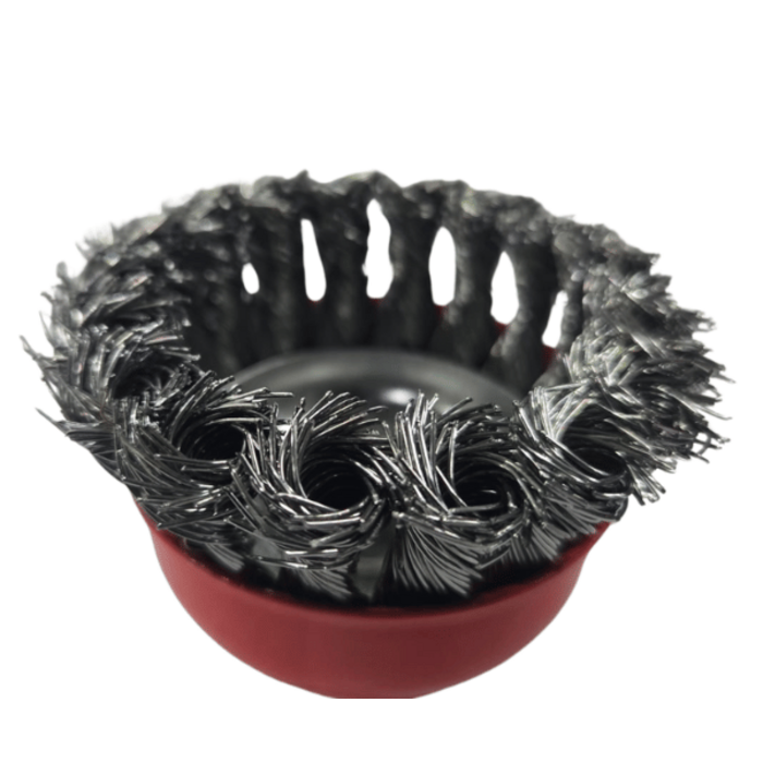 HAR9902/3'' TWIST/KNOTTED WIRE CUP BRUSH