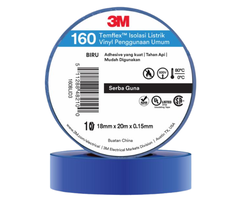 ELE6547/3M 160M VINYL ELECTRICAL TAPE 18MM*20METERS/ROLLS-BLUE