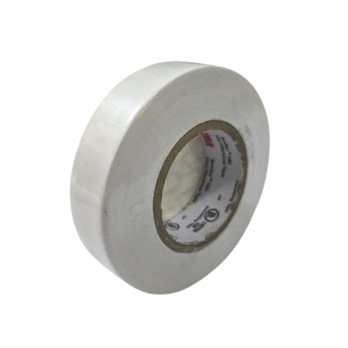 ELE6545/3M 160# VINYL ELECTRICAL TAPE 18MM*20METERS/ROLL-WHITE
