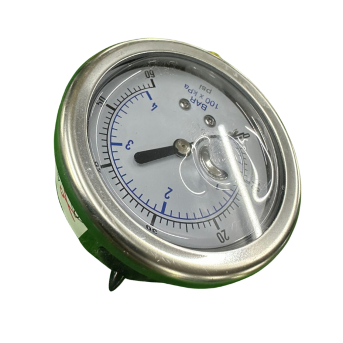 VEH22986 LIQUID FILLED PRESSURE GAUGE 0-60PSI/4BAR 2.5''(63MM) 1/4''NPT