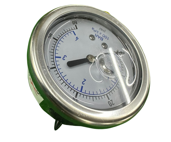 VEH22986 LIQUID FILLED PRESSURE GAUGE 0-60PSI/4BAR 2.5''(63MM) 1/4''NPT