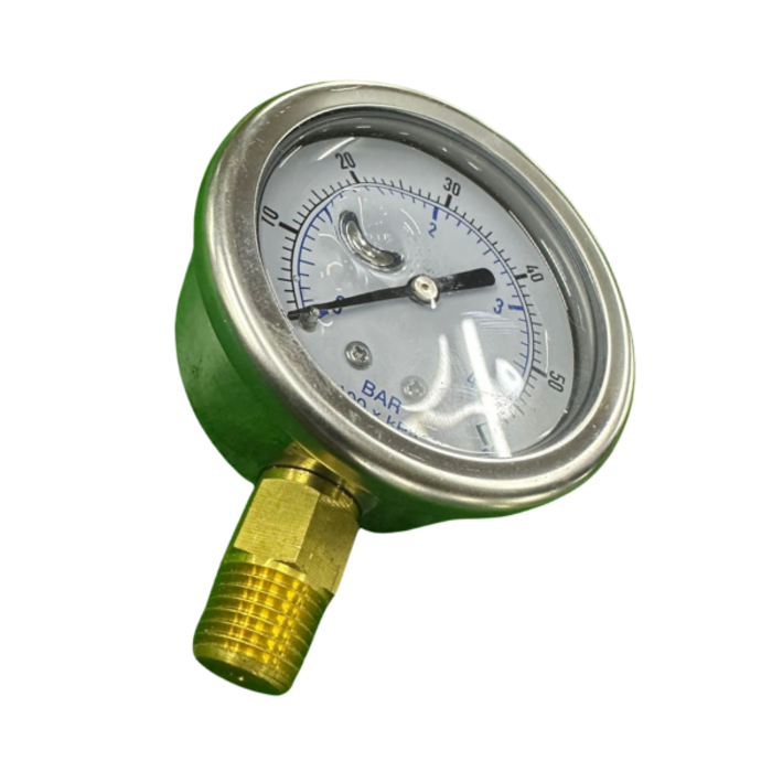 VEH22986 LIQUID FILLED PRESSURE GAUGE 0-60PSI/4BAR 2.5''(63MM) 1/4''NPT