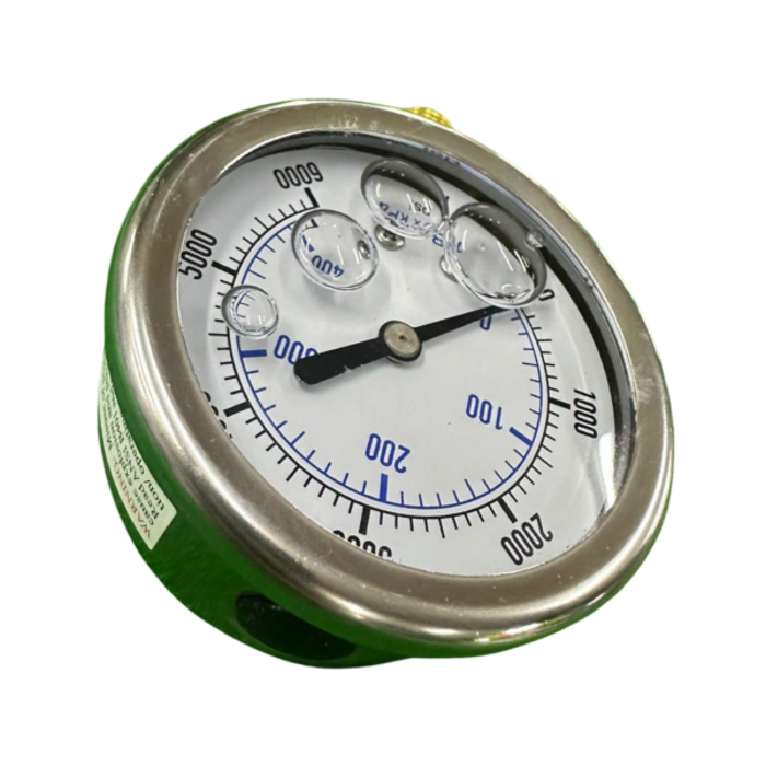VEH22992 LIQUID FILLED PRESSURE GUAGE 0-6000 1/4''