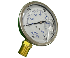 VEH22994 LIQUIDFILLED PRES.GUAGE 0-2000 4-1/2''