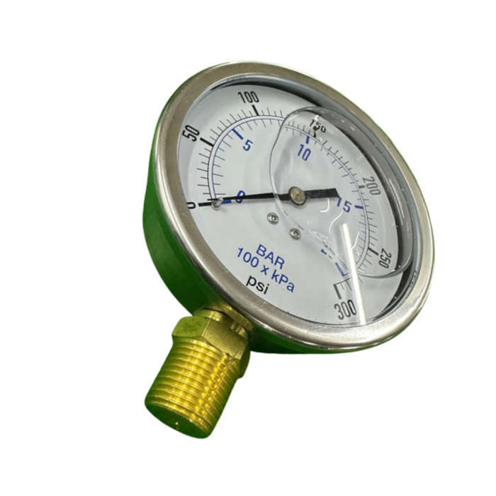 VEH23038 PRESSURE GUAGE 4" FACE WITH 1/2" MALE NPT