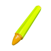 VEH17979 STICK/YELLOW TIRE CRAYON 1/2 #900:00-SOLD SINGLE
