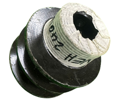 VEH24014 PULLEY THAT FITS ONTO THE GX160 GASOLINE ENGINE DOUBLE GROOVE INNER BORE--19MM