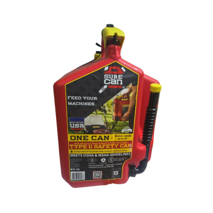 SURE CAN HAR9959/5 GALLON GAS CAN RED 112021