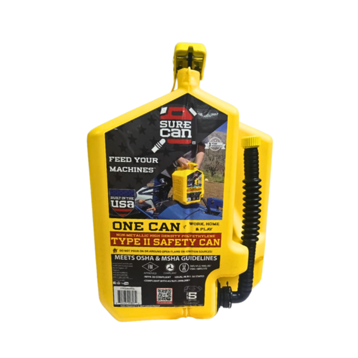 HAR9960/5 GALLON DIESEL FUEL CAN YELLOW 112019