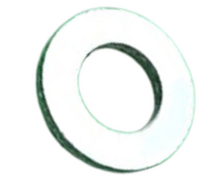 VEH18182 WASHER/PLAIN M6 51242