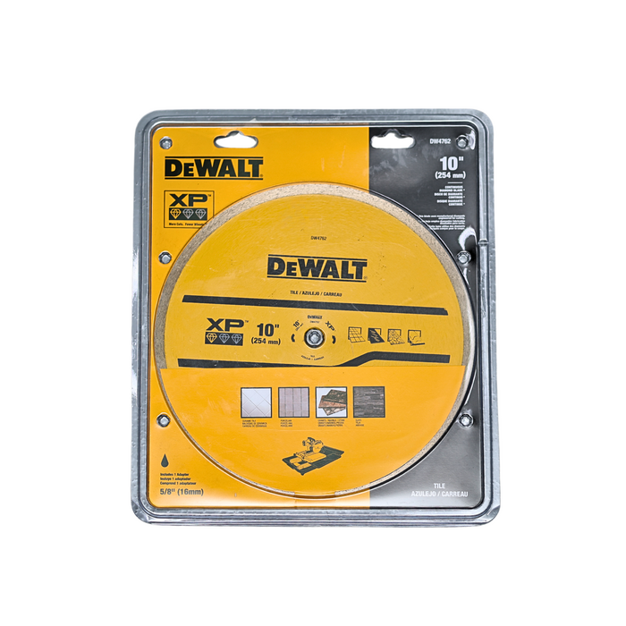 HAR7027 BLADE/TILE 10" 254MM  INNER HOLE 5/8'' 16MM DW4762