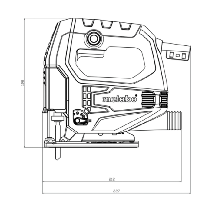 METABO IND6014/ STEB 65 QUICK JIG SAW /601030420