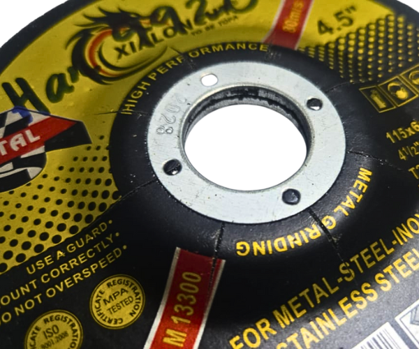 HAR9920/4 1/2"+1/4''+7/8'' METAL GRINDING DISC