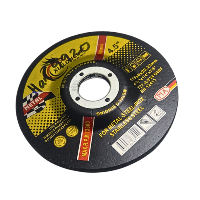 HAR9920/4 1/2"+1/4''+7/8'' METAL GRINDING DISC