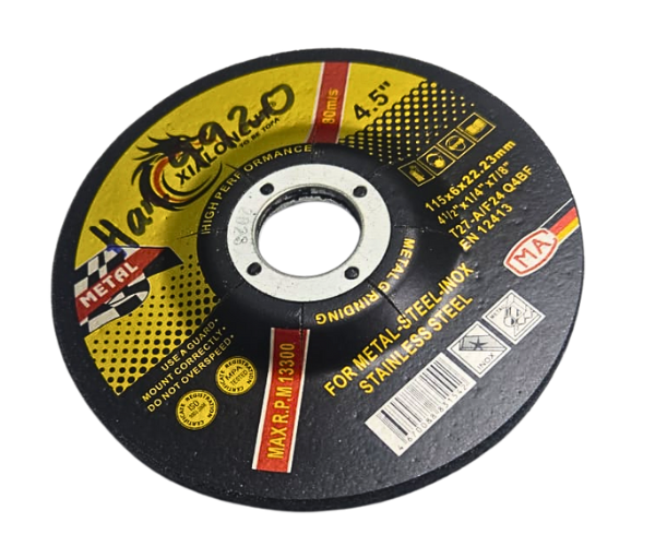 HAR9920/4 1/2"+1/4''+7/8'' METAL GRINDING DISC