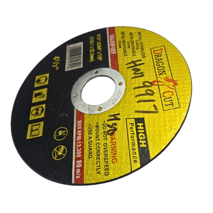 HAR9917/4 1/2"+/3/64''+7/8''METAL CUTTING DISC