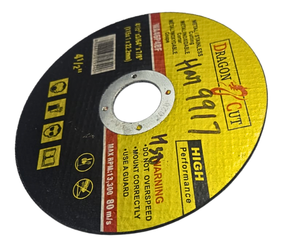 HAR9917/4 1/2"+/3/64''+7/8''METAL CUTTING DISC