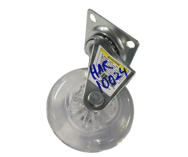 HAR10024/3" CLEAR POLYURETHANE SWIVEL CASTER,3-3/8" 1-1/8"W x3"/69535