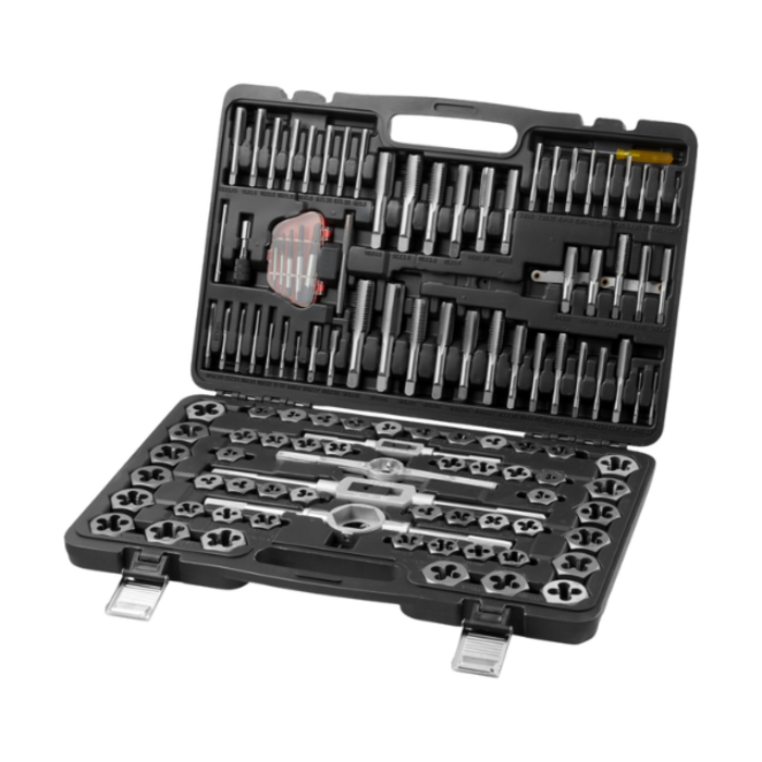 VEVOR HAR10036/ VEVOR ALLOY STEEL TAP AND DIE SET,116-PIECE INCLUDE METRIC AND SAE SIZE
