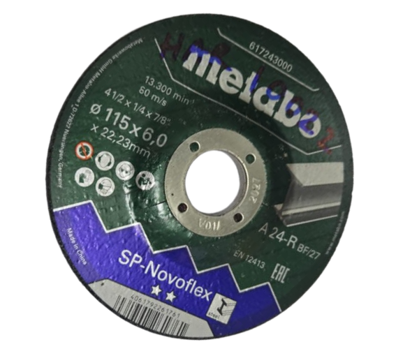 METABO HAR10022/ 4-1/2''- 1/4+7/8'' NOVOFLEX GRINDING DISC #617243000