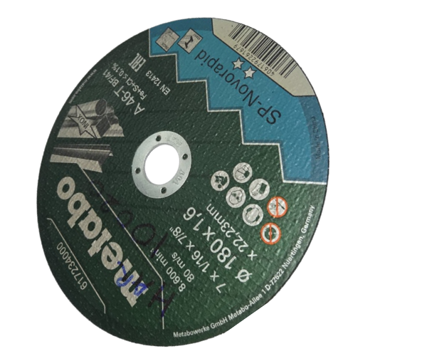 METABO HAR10020/SP-NOVORAPID 7''+1/16+7/8'' CUTTING DISC #617234000
