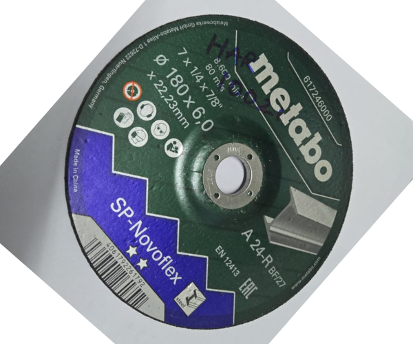 METABO HAR10021/SP-NOVOFLEX GRINDING DISC 7''+1/4+7/8''#617246000