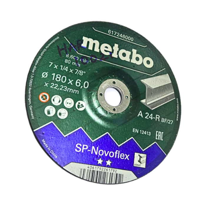 METABO HAR10021/SP-NOVOFLEX  GRINDING DISC 7''+1/4+7/8''#617246000