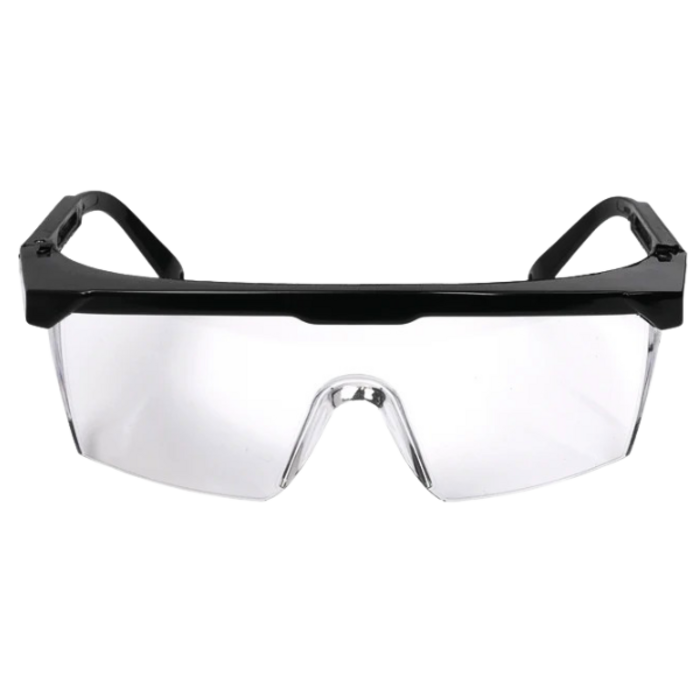 PYRAMEX HAR10037/PYRAMEX SAFETY GLASSES- INTEGRA - BLACK FRAME/CLEAR LENS/ SB410S