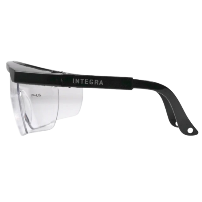 PYRAMEX HAR10037/PYRAMEX SAFETY GLASSES- INTEGRA - BLACK FRAME/CLEAR LENS/ SB410S