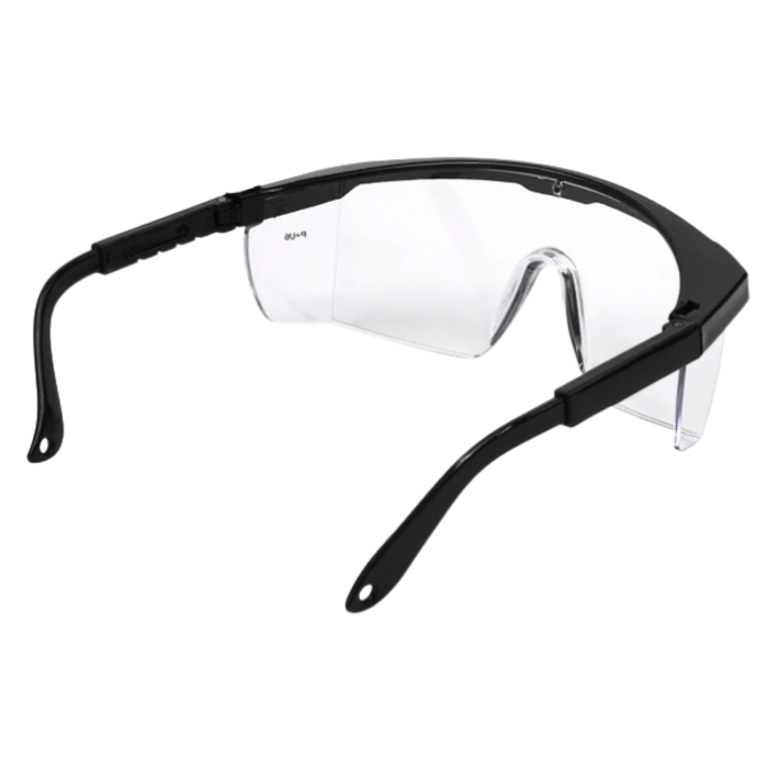 PYRAMEX HAR10037/PYRAMEX SAFETY GLASSES- INTEGRA - BLACK FRAME/CLEAR LENS/ SB410S