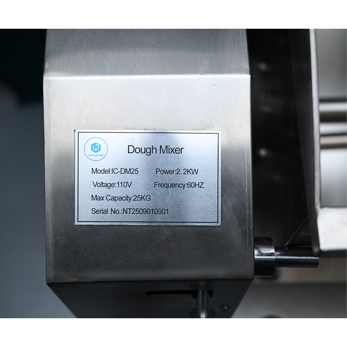 IND5813 DOUGH MIXER 25KG - # IC-DM25 110V 60HZ-D/S