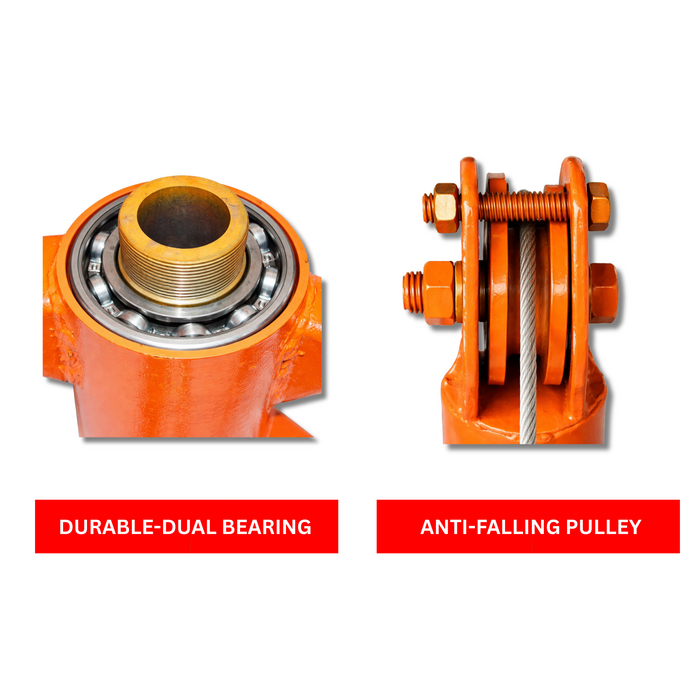 BETA STAR IND6006/ PORTABLE MINI CRANE 800KG 30M LENGTH 220V 60HZ