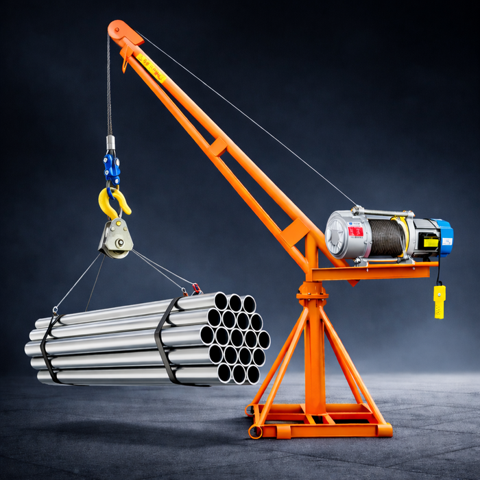 BETA STAR IND6006/ PORTABLE MINI CRANE 800KG 30M LENGTH 220V 60HZ