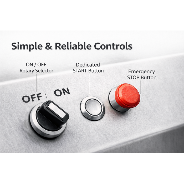 IRON CAPTAIN IND5587 FOOD CUTTER 110V,60HZ QS804