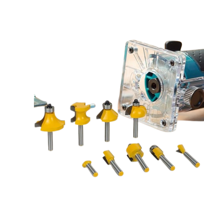 HAR10057/ROUTER BITS SET 1/4 INCH SHANK 